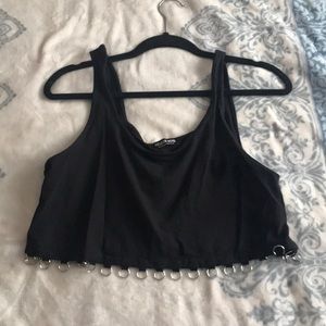 Chain bottom crop top